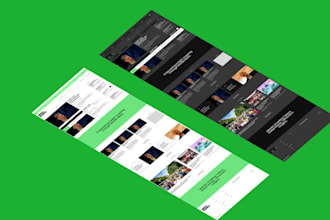 design contemporary website design for gallery or art institution