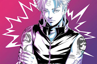 create your anime and comic custom tattoo design