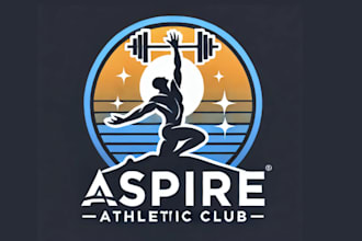 make stunning sports, team, fitness, gym and event logo design