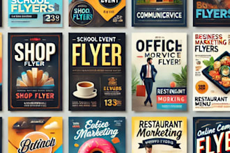 do your shop flyer, school f, church f, office f, business f, online f
