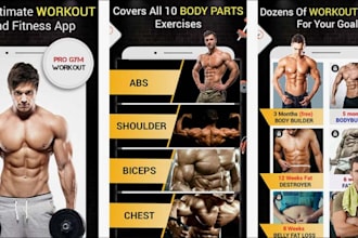build fitness app, workout app, ovulation tracker app, calorie tracker app