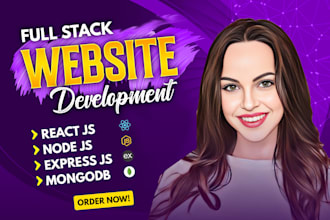 build website development, custom website design as mern or full stack developer