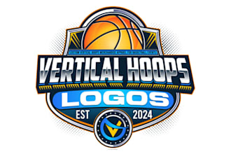 make sports logo for basketball, football, baseball