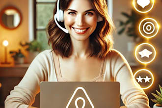 provide monthly airbnb guest communication and customer service