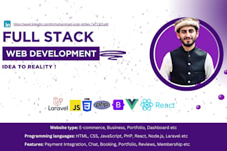 php laravel developer for custom web development and bug fixes
