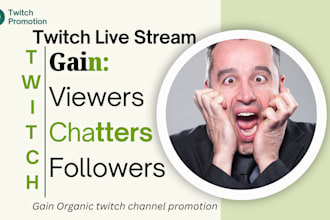 do affiliate twitch marketing promotion to gain engagement followers