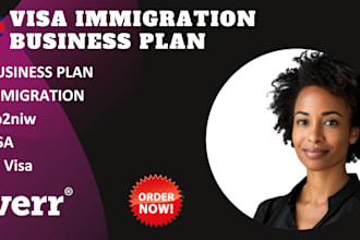 write an immigration business plan expert  letter for, eb2niw