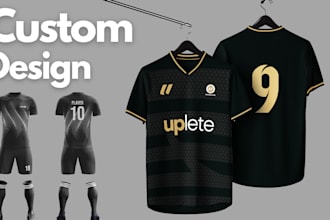 do any custom sportswear and soccer jersey design for you