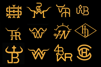 do vintage cattle brand, western, ranch, cowboy, texas, monogram, cattle logo