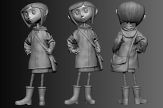 sculpt any kind of 3d models for 3d printing in zbrush blender