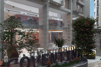 interior, exterior design and render by 3dmax and sketchup