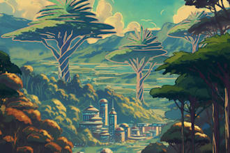 create stunning nature and cultural illustrations