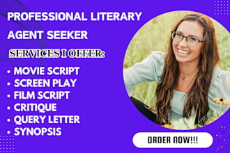find literary agent for your movie script, screenplay, film script, manuscript