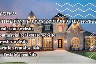 develop commercial real estate, investor, vacation rental website