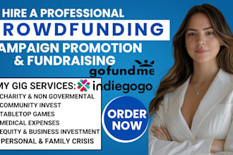 do gofundme indiegogo kickstarter crowdfunding promotion fundraising campaign