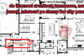 do licensed architect missouri wyoming stamp for city permit