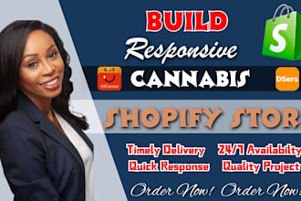 build cbd shopify store cannabis website shopify dropshipping cbd website design