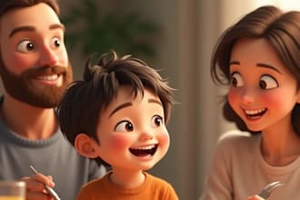 ai children story book illustration