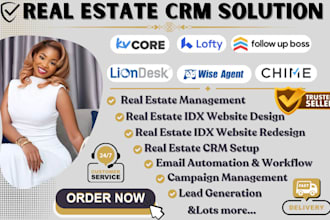 setup commercial and residential real estate website lofty kvcore liondesk idx