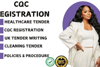 do full cqc registration win cleaning, healthcare, construction, UK bid tender