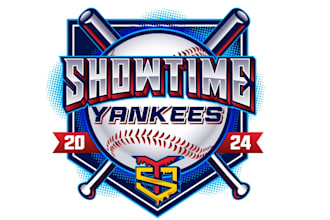 create attractive and imagination baseball  logo design