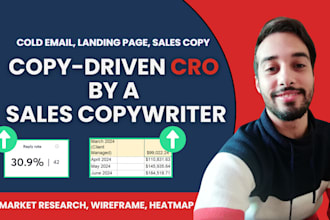 cro audit your sales page, cold email, and landing page