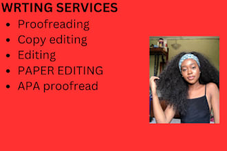 proofread or edit your apa,  mla , case study and report in 24 hours
