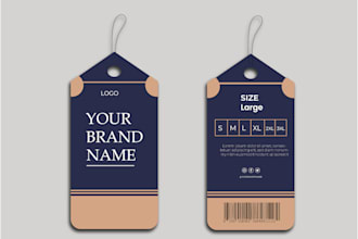 create clothing label, hang tag, neck label, clothing tag