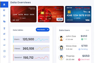 build bill pay app, personal finance app, defi landing page, digital payment app