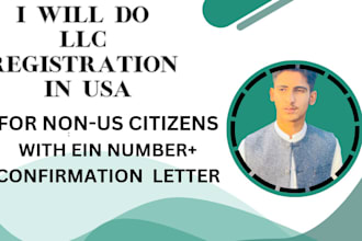 register your USA llc with ein and business bank account
