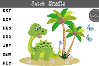 convert your design into  high quality embroidery file format