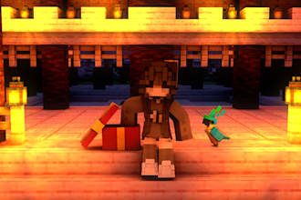 create minecraft renders or banner