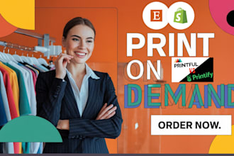 etsy print on demand shopify store design shopify print on demand printful store