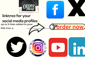 set up becomes,  linktree,beacons, linkpop, for your business