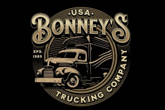 do trucking business, dispatcher, logistics, transport logo