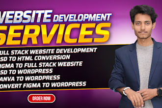 build, rebuild, deploy  full stack website, figma, PSD to HTML