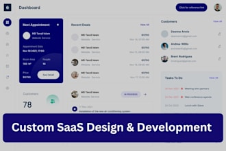 design and develop a custom saas application