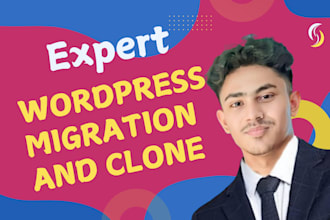 do migrate clone transfer and update your wordpress website  in 8 hours