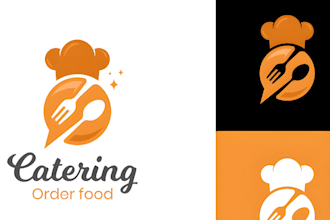 design creative logo for restaurant catering or food brand