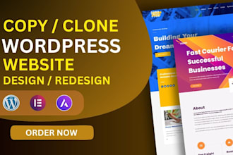 do copy clone, redesign or revamp wordpress website