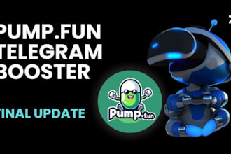 use telegram pump fun volume bot to 100x token sales, solana memecoin promotion