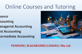 teach you finance, accounting, cost, management and intermediate accounting