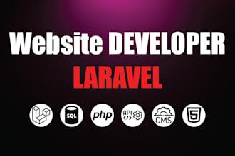 develop professional laravel websites for business and custom projects