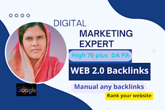 build web 2 0 backlinks manually