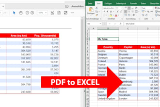 convert pdf to excel, pdf to word, scan pages to excel