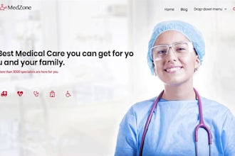 medical website doctor website hospital website pharmacy website clinic website