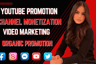youtube promotion video marketing channel monetization organic subscriber view
