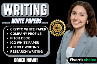 create white paper design,crypto white paper,white paper writing,nft,blockchain