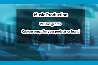 create custom tracks for your projects or brand