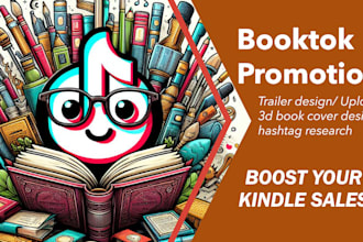 do booktok ebook video trailer book promotion tiktok usa